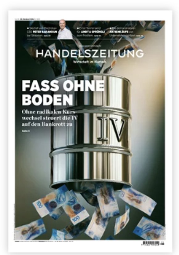 Cover Handelszeitung Notlösung